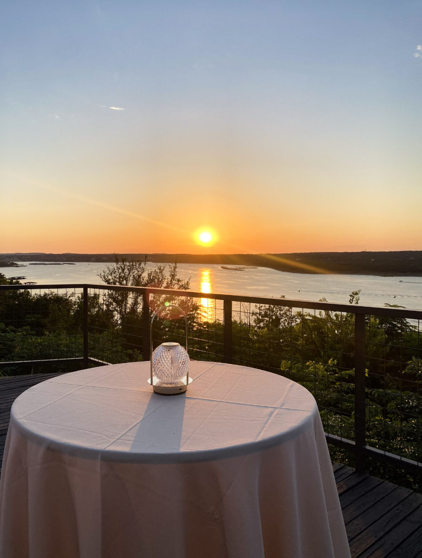 Union pointe lakefront wedding ceremony